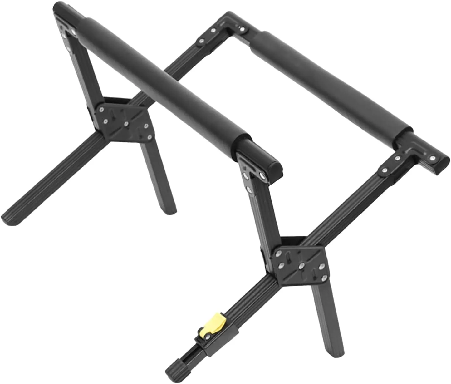 Portable Cooler Stand Frame Aluminum Alloy Adjustable Foldable Outdoor Camping Ice Box Holder, Lightweight and Convenient, with Adjustable Non Slip Base for Mountains, Forests, and
