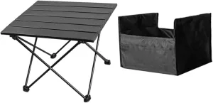 Portable Folding Desk Multi Functional Camping Table Lightweight for Outdoor Activities and Easy Setup for Picnics Beach Snacks and Tea Tasting
