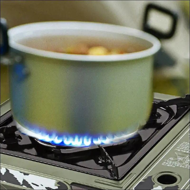Portable gas stove with map hot pot waska fuel tank barbecue outdoor camping stove