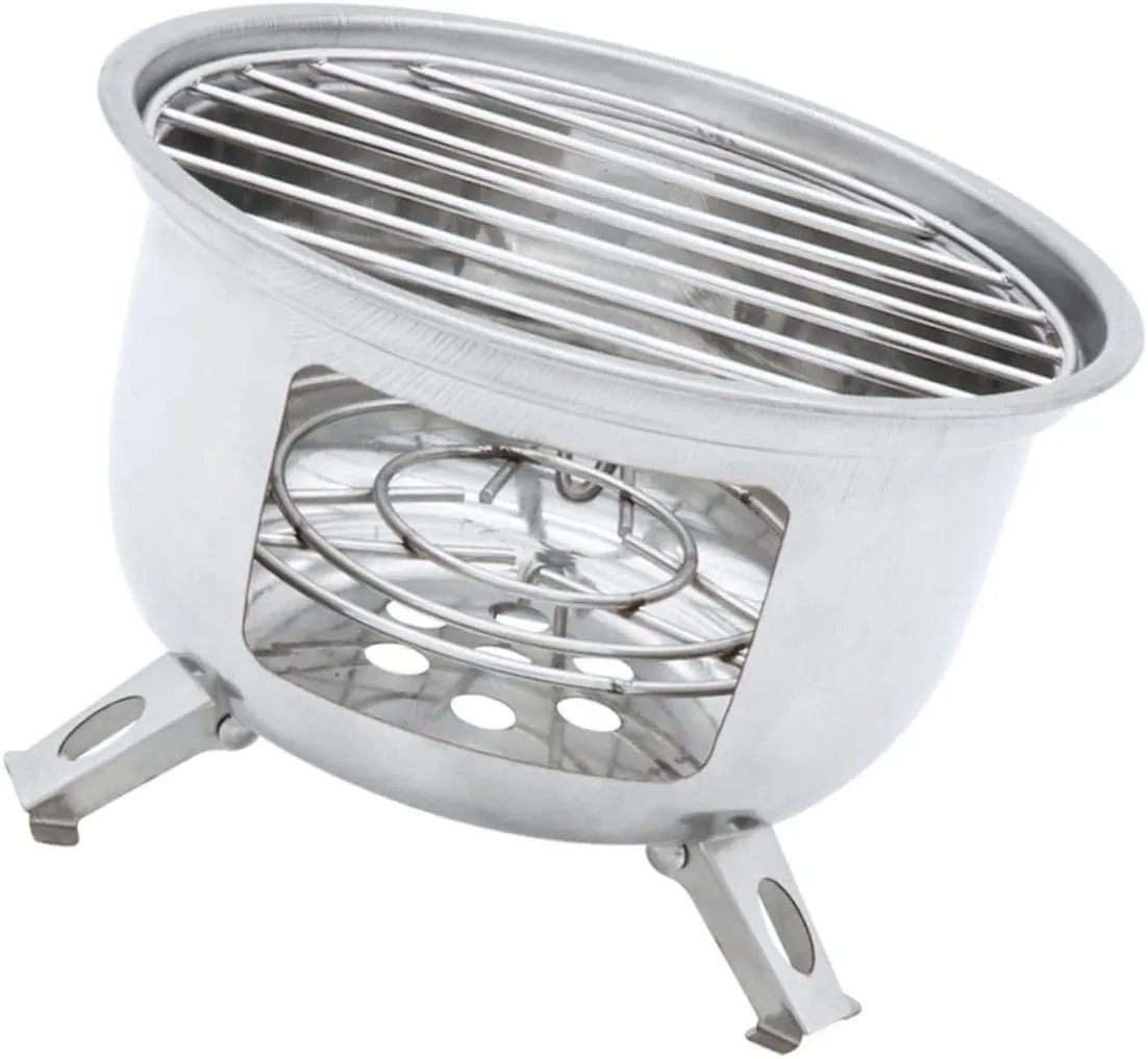 Portable Grill Mini Camping Stove System for Outdoor Charcoal Grill Hiking Picnic Bonfire Activities