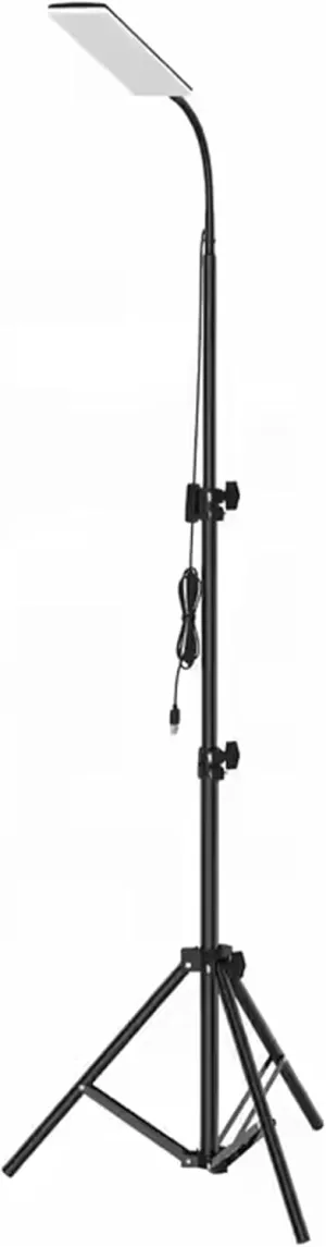 Portable LED Camp Light with Adjustable 2 to 6-Foot Telescopic Tripod: Barbecue Lamp, Work Lights with Camp Mount, Interface Power-Compact, Durable, and Powerful Illumination for Any Outdoor Adventure