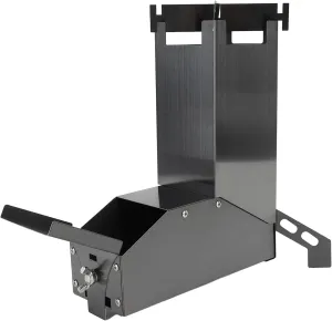 Portable Stainless Steel Wood Burning Camp Stove, Efficient Compact Folding Stove for Camping Hiking BBQ, Support Feet