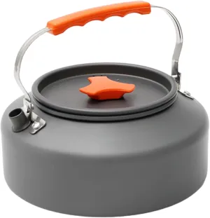 Portable Teapot Aluminum Camp Teas Coffee Pots Outdoor Hiking Water Boilers Camping Kettle Heat Water Teas Pots