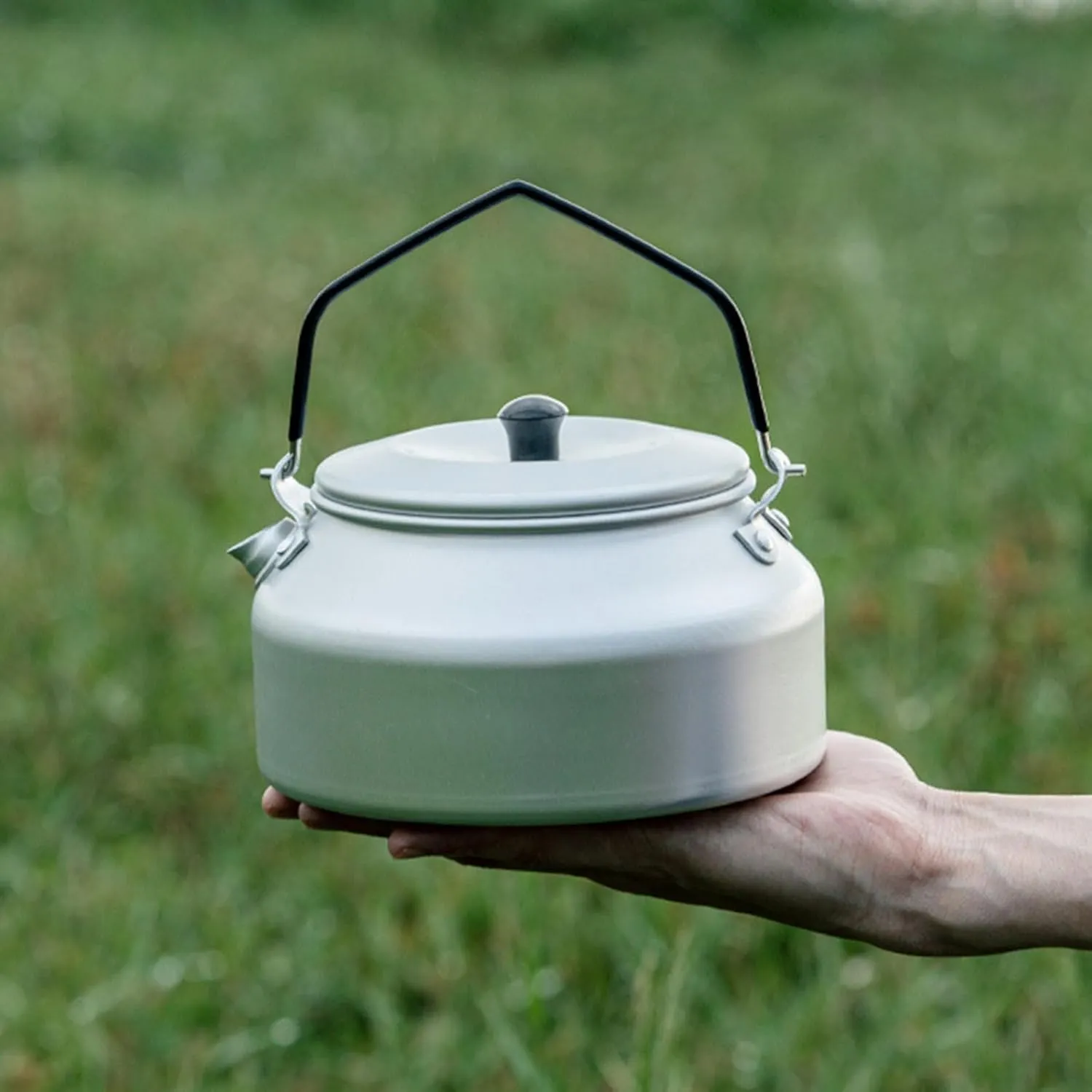 Portable Teapot Aluminum Camp Teas Coffee Pots Outdoor Hiking Water Boilers Camping Kettle Heat Water Teas Pots