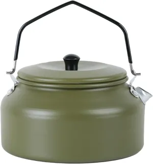 Portable Teapot Camping Kettle Aluminum Camp Coffee Pots Whistling Water Kettle for Boiling Water Teas Coffee