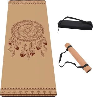 Premium Cork Yoga Mat Non Slip Thick Cork Exercise & Fitness Mat for Yoga, Pilates, & Home Workouts(72" x 24" x 5mm Thick)