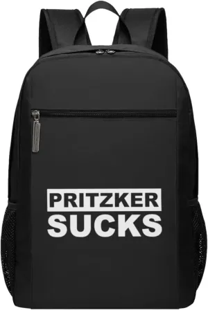 Pritzker Sucks Travel Laptop Backpack, Business Anti Theft Slim Sturdy Laptops Backpacks, College Computer Bag Gift for Men & Women Fits 17 Inch Notebook,Black