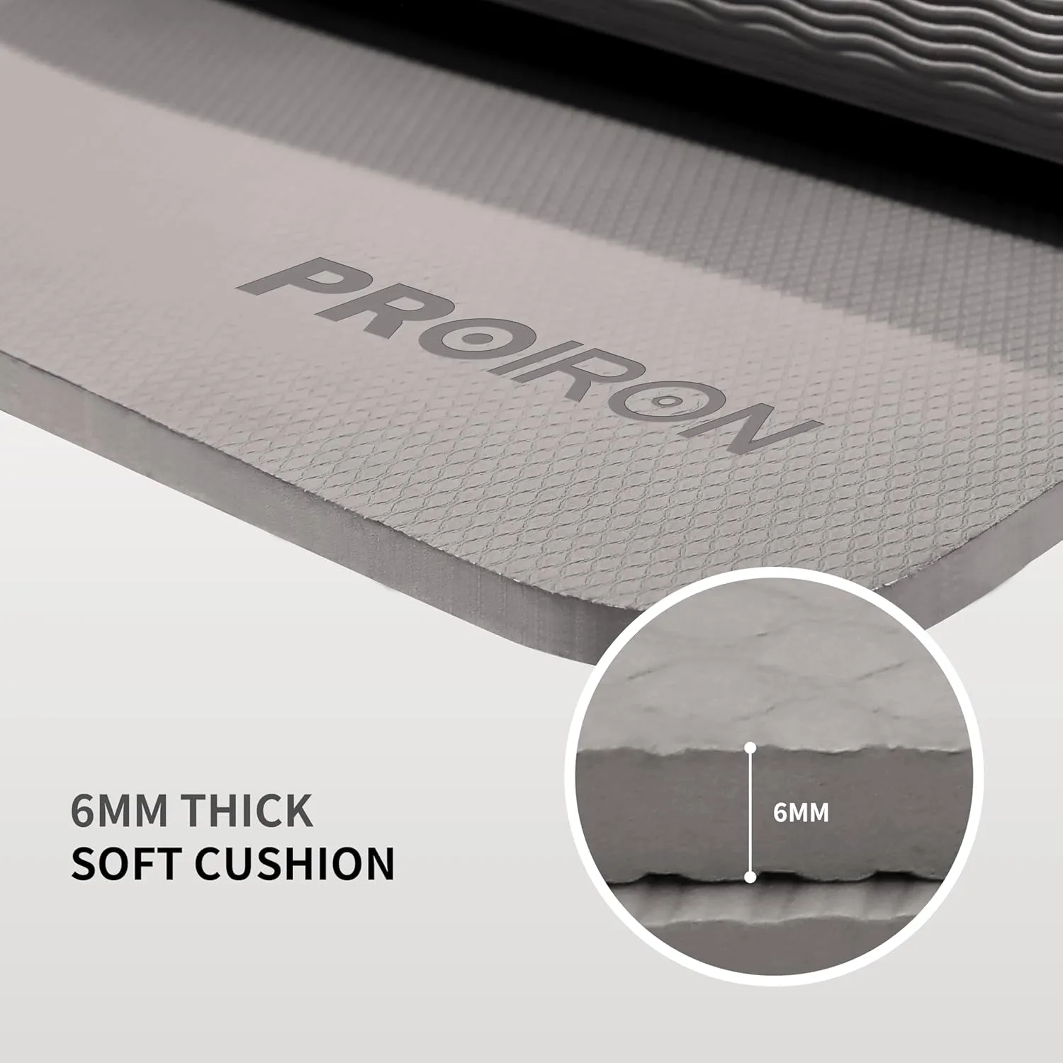 PROIRON Foldable 72“x24"x0.24”(6mm) TPE Yoga Mat,NOT PVC!!!-Folding Yoga Mat Thick for Home Workout & Travel, Eco-Friendly TPE Non Slip Yoga Mats with Storage Bag,Portable Yoga Mat for Home Gym, Pilates, Fitness,Stretching