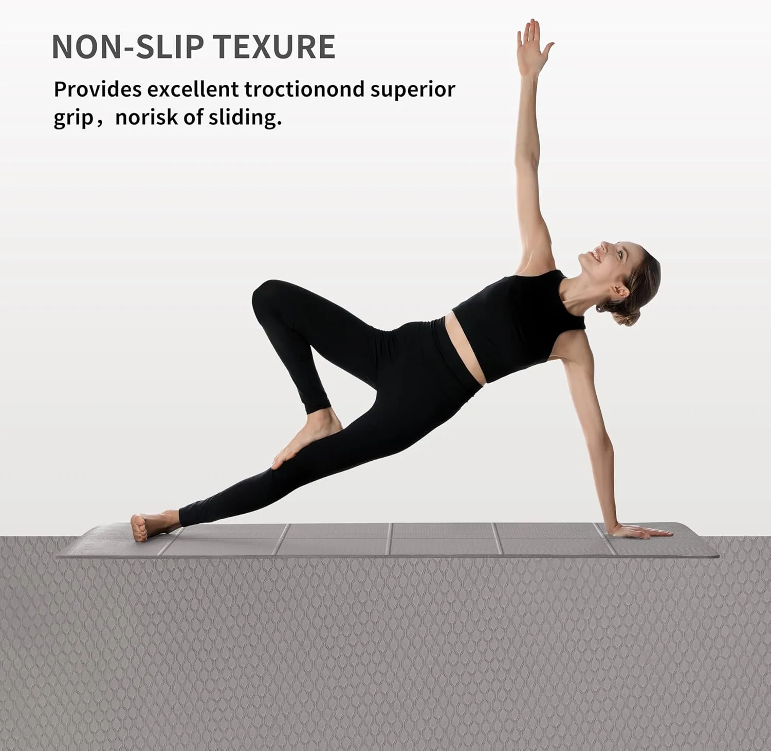 PROIRON Foldable 72“x24"x0.24”(6mm) TPE Yoga Mat,NOT PVC!!!-Folding Yoga Mat Thick for Home Workout & Travel, Eco-Friendly TPE Non Slip Yoga Mats with Storage Bag,Portable Yoga Mat for Home Gym, Pilates, Fitness,Stretching