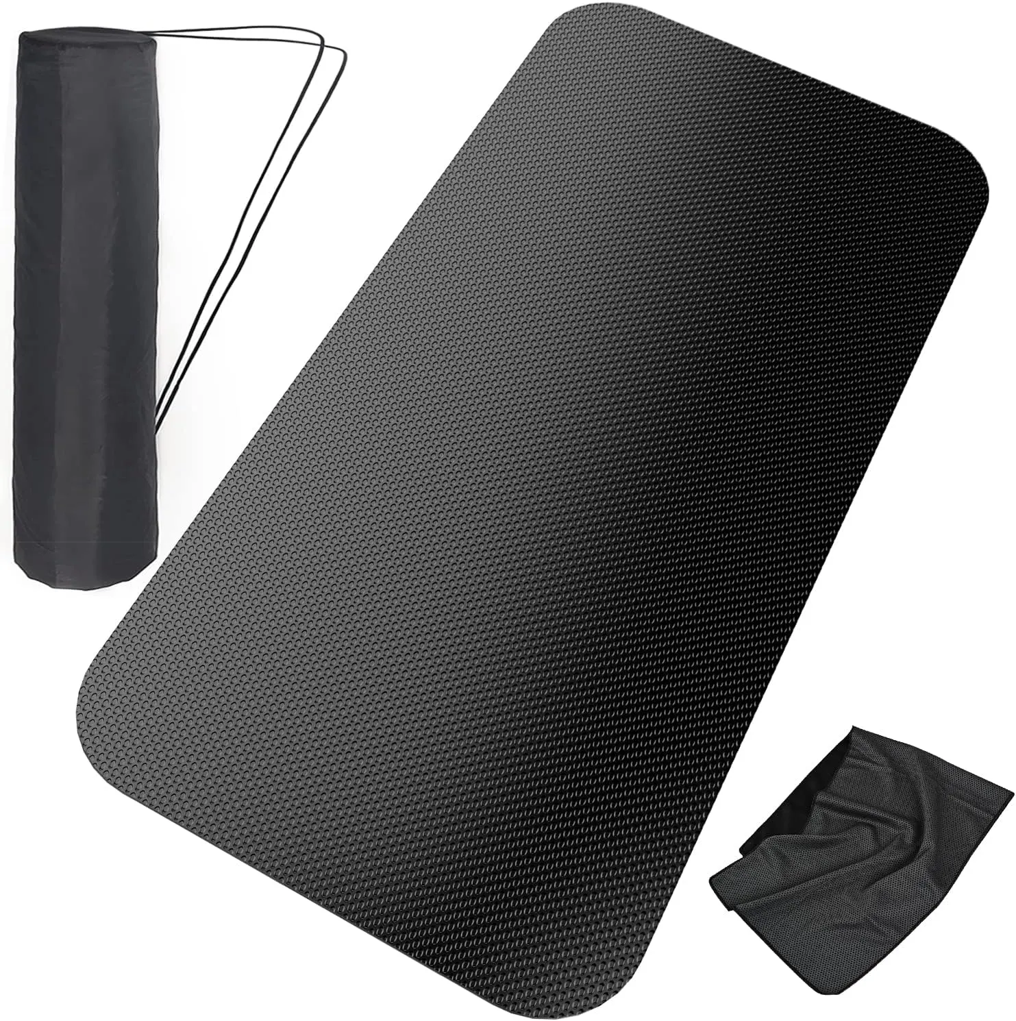 Protective Treadmill & Stationary Bike Mat - Waterproof, Suitable for Hardwood & Carpet, Ideal for Exercise & Jump Rope Use