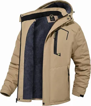 QPNGRP Mens Waterproof Ski Snowboard Jacket Winter Windproof Snow Coat