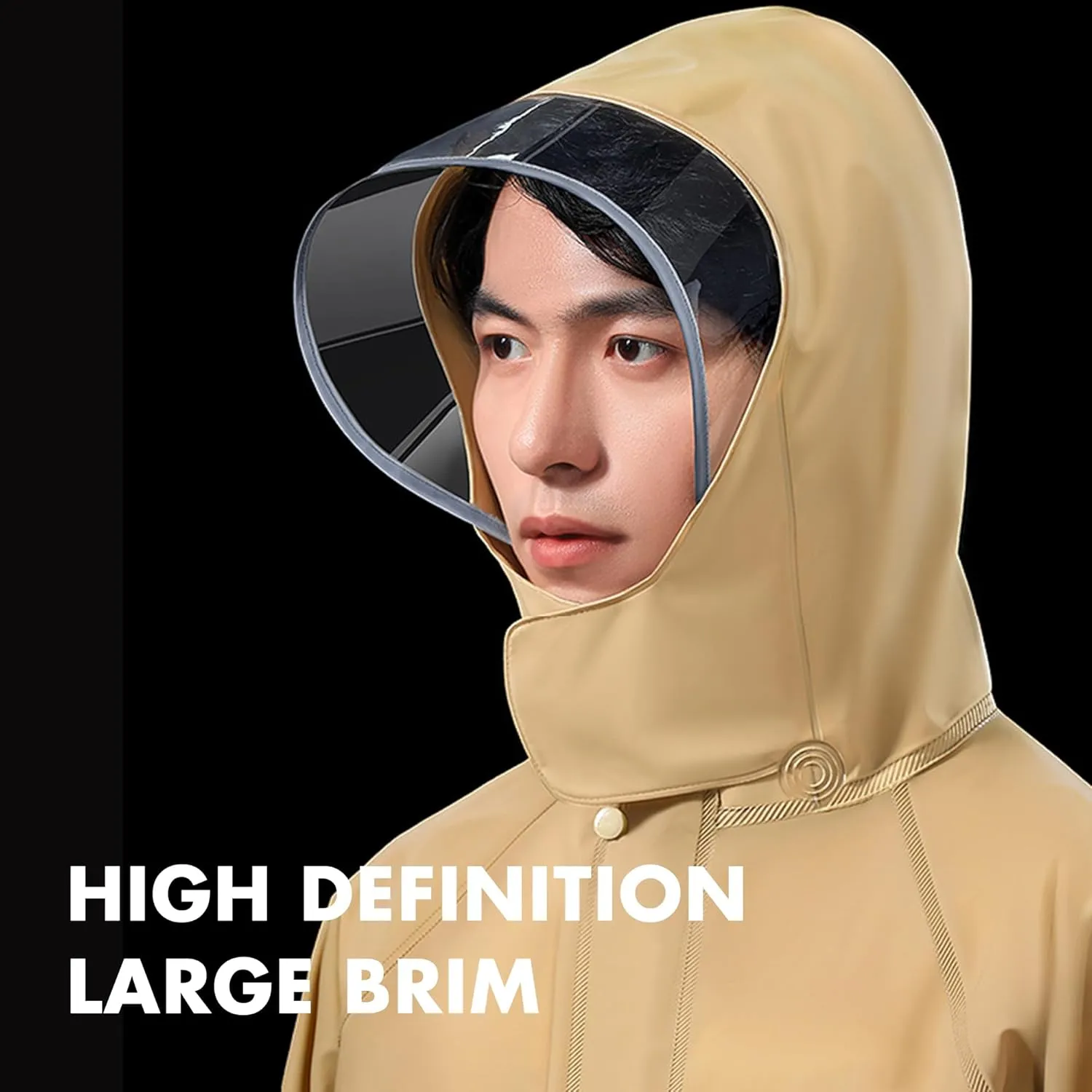 Rain Suit, Breathable Waterproof Jacket and Pant Set Men Women Reflective Rain Gear for Working Cycling Camping