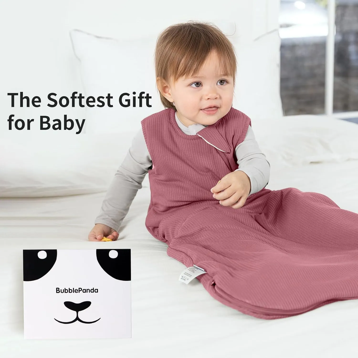 Rayon Made from Bamboo Sleep Sack 2t-3t Supersoft Toddler Sleeping Sack 24-36 Months 0.5 Tog Baby Wearable Blanket with 2-Way Zipper Breathable Lightweight Unisex Sleeping Bag for Babies