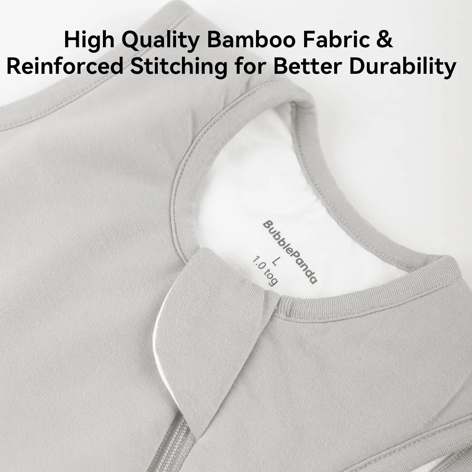 Rayon Made from Bamboo Sleep Sack 6-12 Months 1.0 Tog Ultra Soft Baby Wearable Blanket Toddler Sleeping Sack for Babies Unisex Girl Boy 2-Way Zipper Baby Sleeping Bag Breathable Lightweight Medium