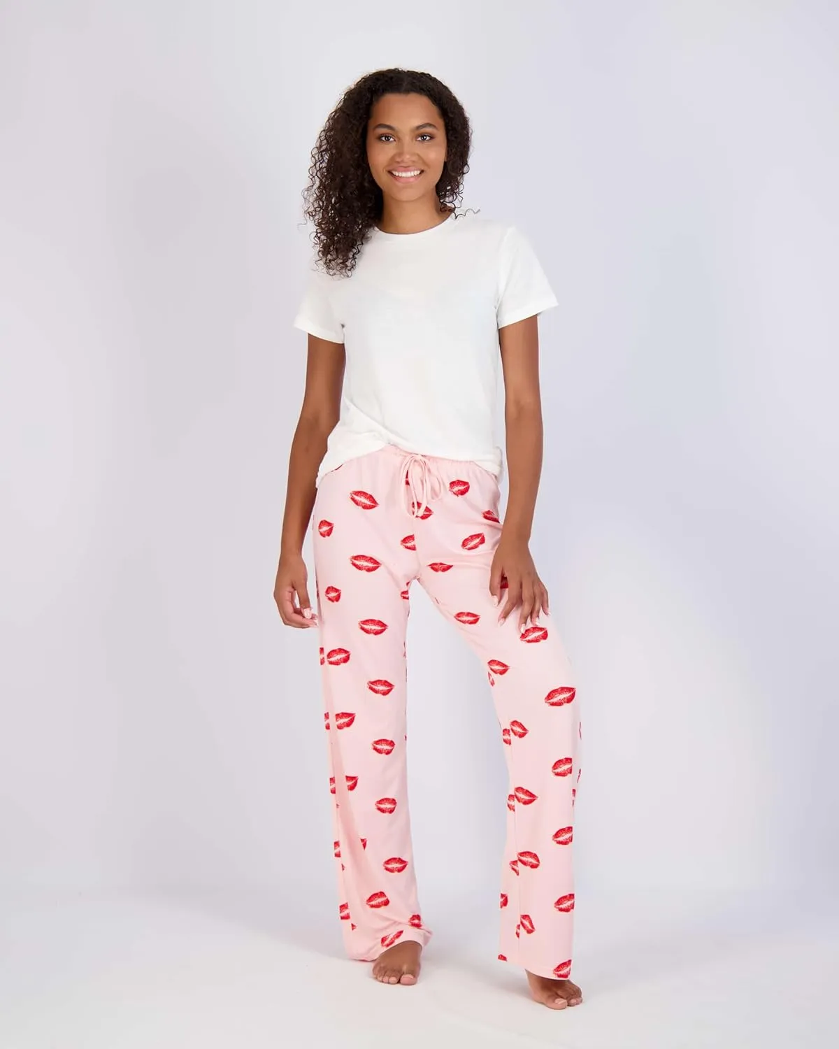 Real Essentials 3 Pack: Women’s Ultra-Soft Comfy Pajama Lounge Pants Sleepwear (Available in Plus Size)
