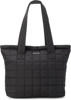 Reebok Womens Tote Bag - Lightweight Quilted Carry On Puffer Tote Bag for Women for Gym, Work, Travel, and Everyday Use
