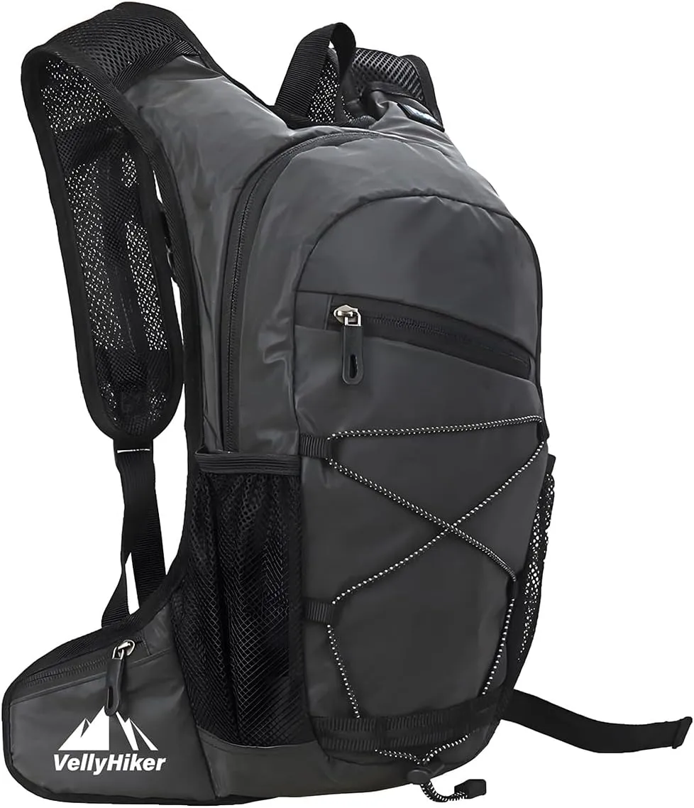 Reflective Backpack Hydration Running Backpack for Men & Women, 6L Breathable Bike Rucksack for Cycling Hiking Outdoor Sports and Travel
