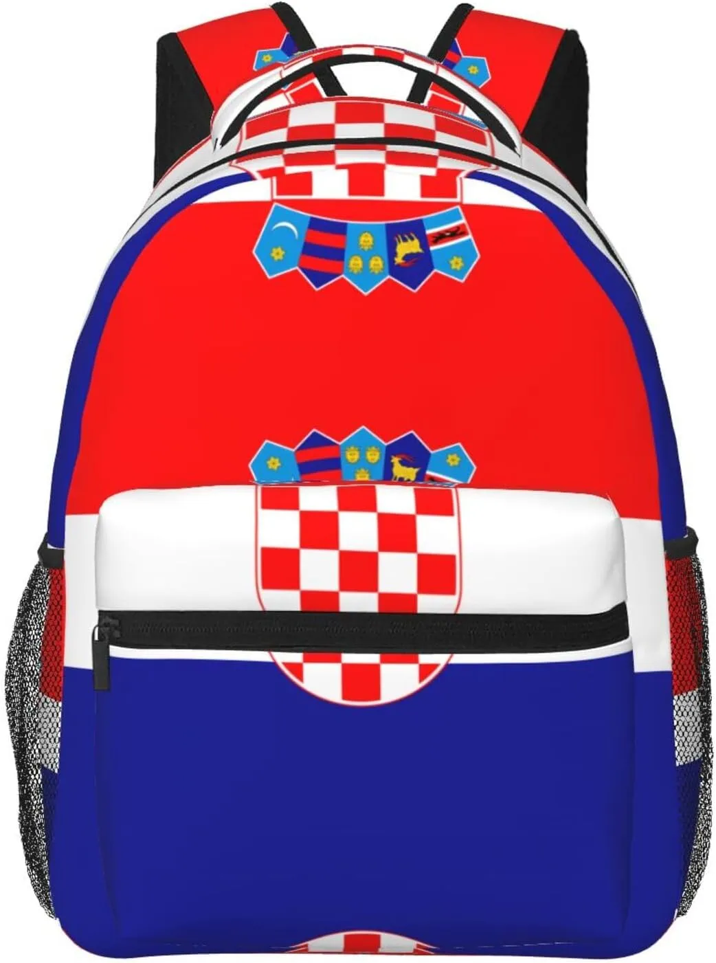Republic of Croatia flag Backpack, suitable for light travel, daily multi-purpose bag, suitable for commuting, cycling, work