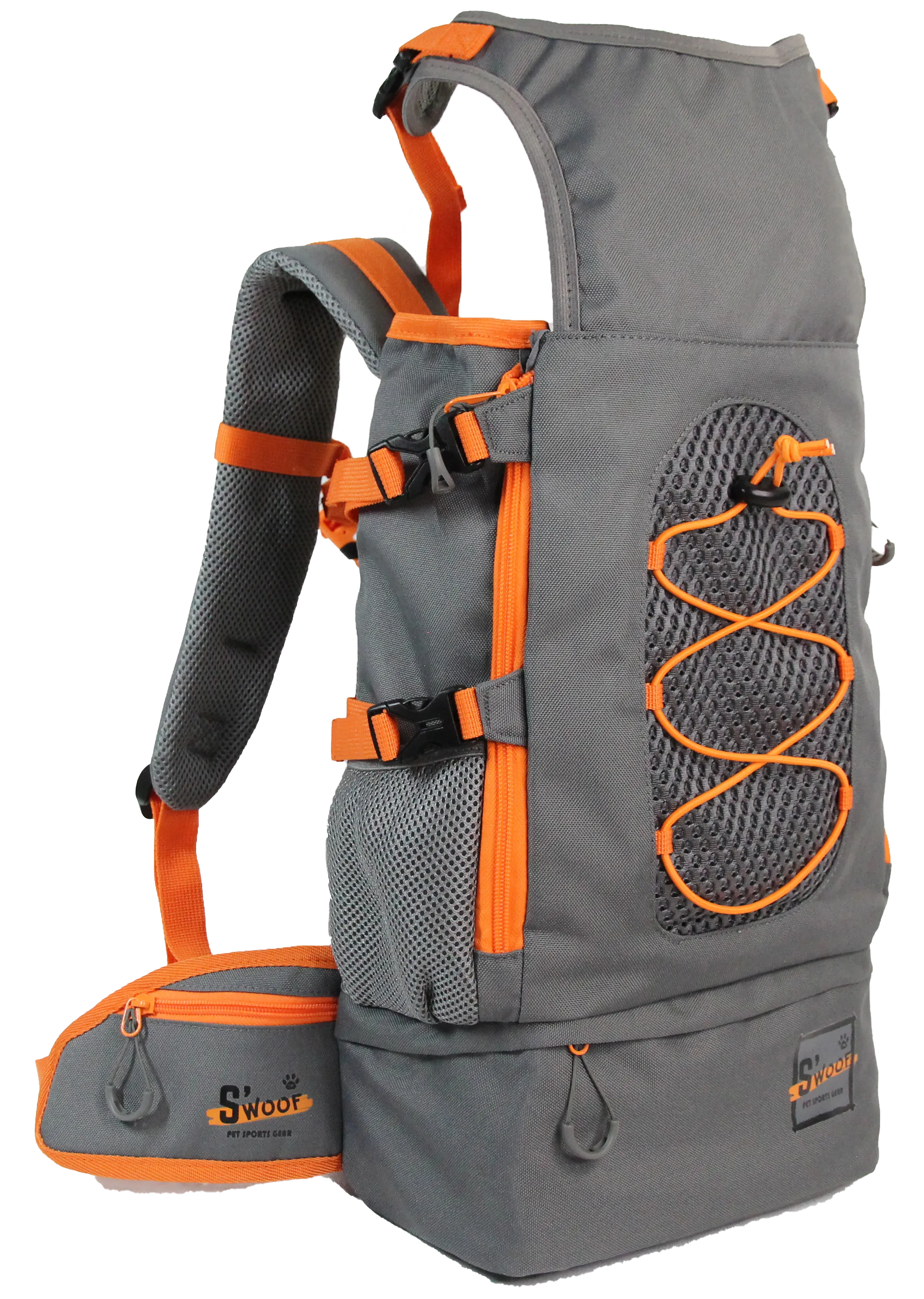 Roamer Dog Backpack - Grey