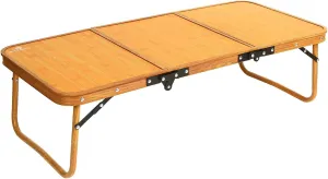 ROCK CLOUD Portable Camping Table Ultralight Camp Table Foldable 3-Folding Beach Table for Camping Hiking Garden Outdoor Picnic