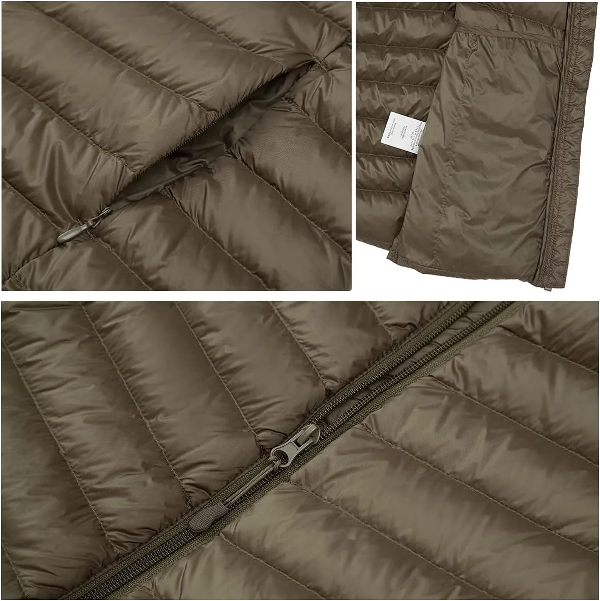 Rokka&Rolla Women's Lightweight Packable Down Puffer Jacket Coat