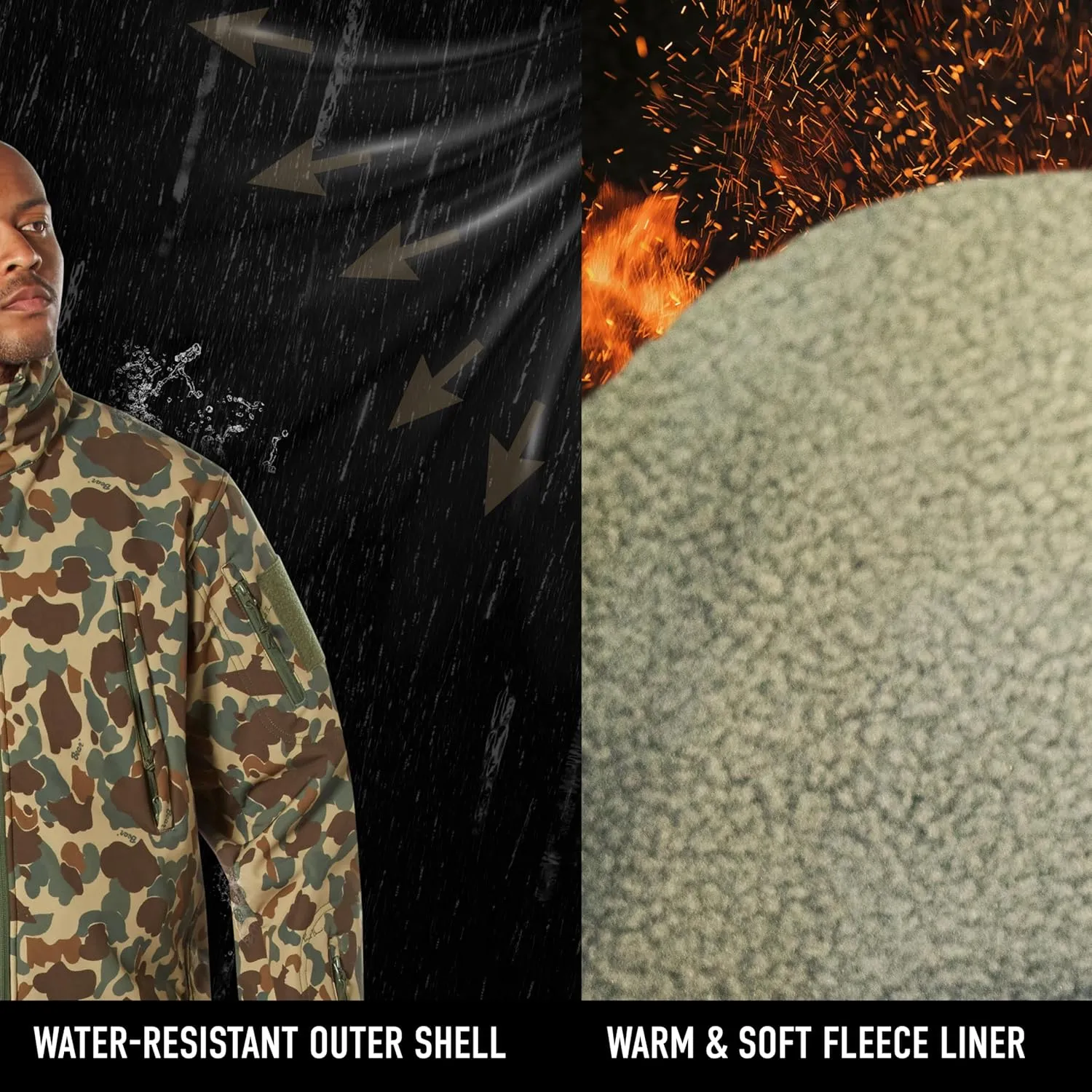 Rothco X Bear Archery Fred Bear Camo Special Ops Soft Shell Jacket