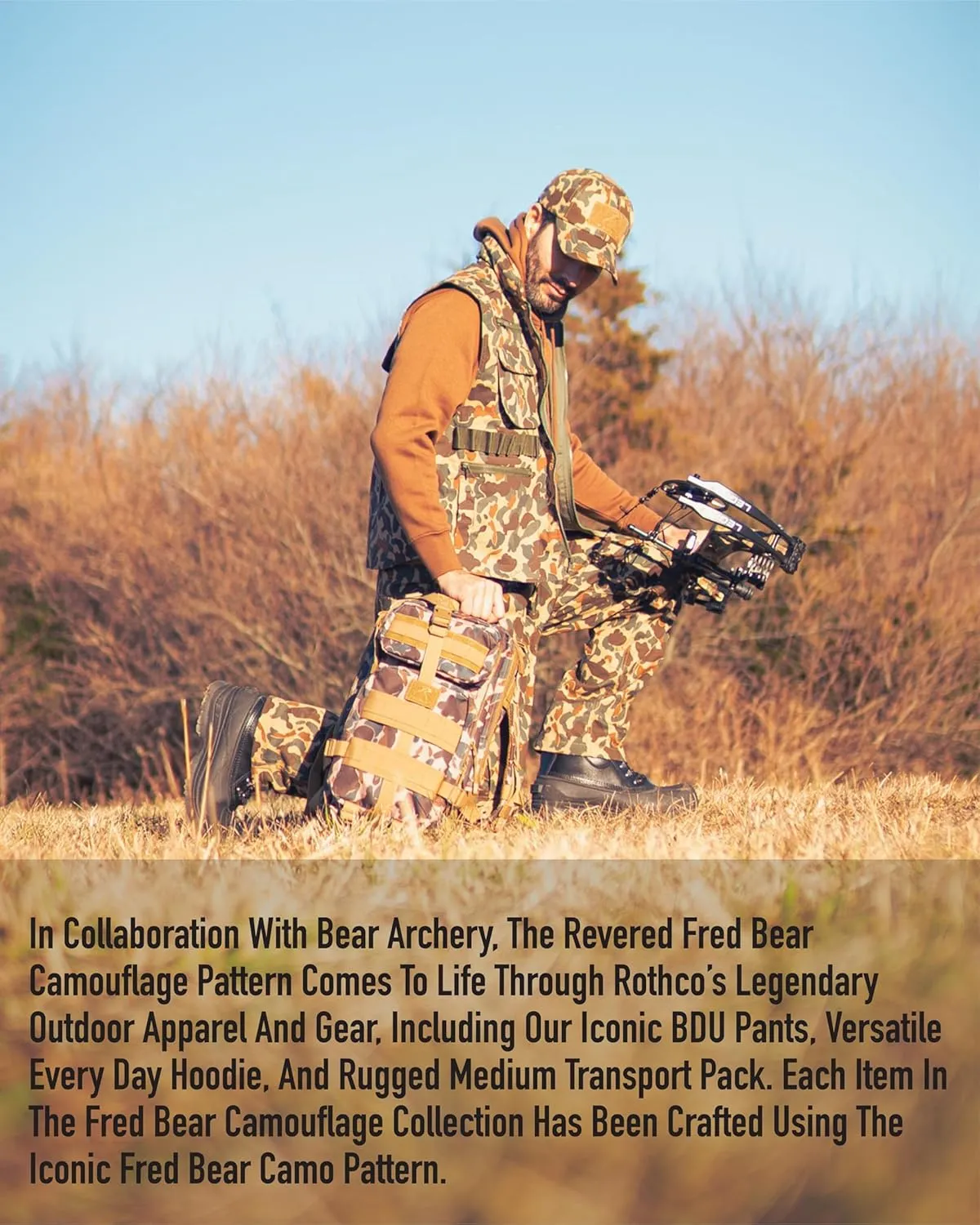 Rothco X Bear Archery Fred Bear Camo Special Ops Soft Shell Jacket