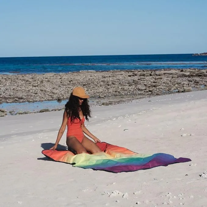 Rumpl Everywhere Mat | Lightweight Ground Cover for Hiking, Camping, Traveling, Picnics | 52" x 75"