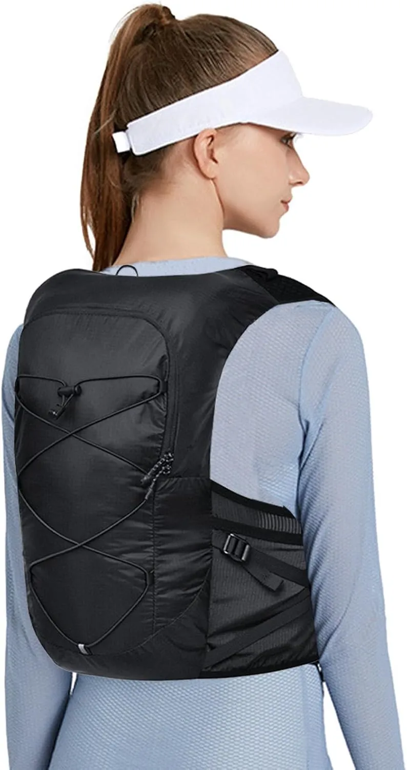 Running Vest Backpack - Outdoor Sports Trail, Running Backpack Trail | Hydration Pack Soft Stable Carry System Enhanced Comfort, Multipurpose Racing Hiking Fitness Bag for Sports Cycling Hiking