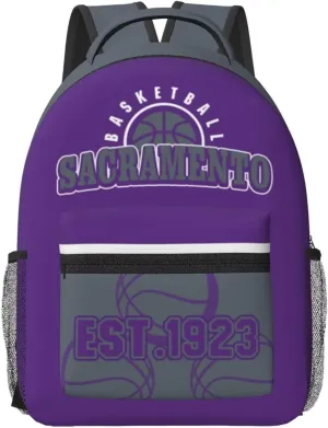 Sacramento Backpack for Boys Girls, Sports Backpack,Suitable For School Use,Gift For Men Women Fans