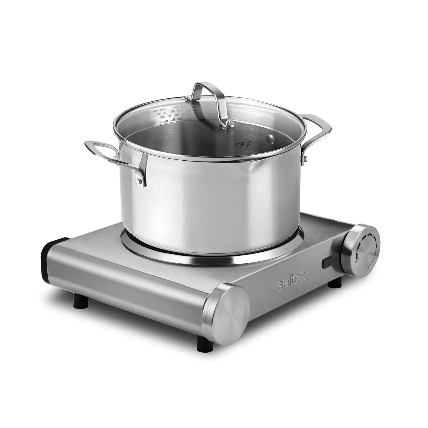 Salton Single Burner Infrared Cooktop - HP1502|Surface de cuisson Salton à infrarouge et 1 brûleur - HP1502