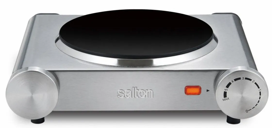 Salton Single Burner Infrared Cooktop - HP1502|Surface de cuisson Salton à infrarouge et 1 brûleur - HP1502