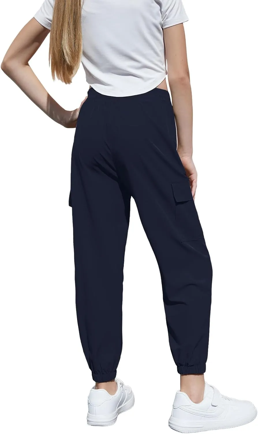 SANGTREE Girls & Women's Waterproof Outdoor Casual Cargo Jogger Pants