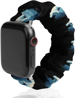 Save Bears Melting Glaciers Fashion Watch Strap Scrunchies Wristbands Compatible With IWatch Series