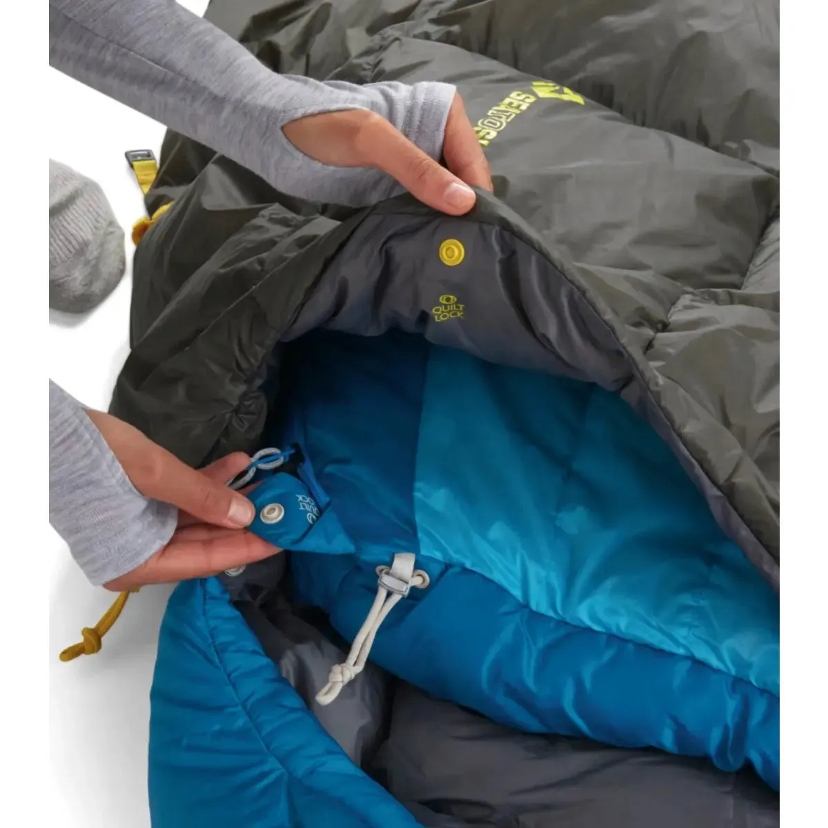 Sea to Summit Ember 7°C / 45°F Ultra Dry Down Quilt (Regular) - Grey