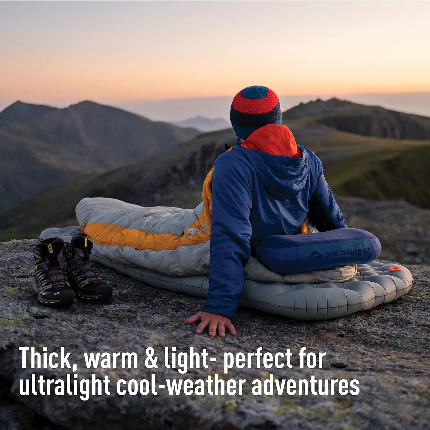 Sea to Summit Ether Light XT Extra-Thick Insulated Sleeping Pad, Tapered - Large (78 x 25 x 4 inches)