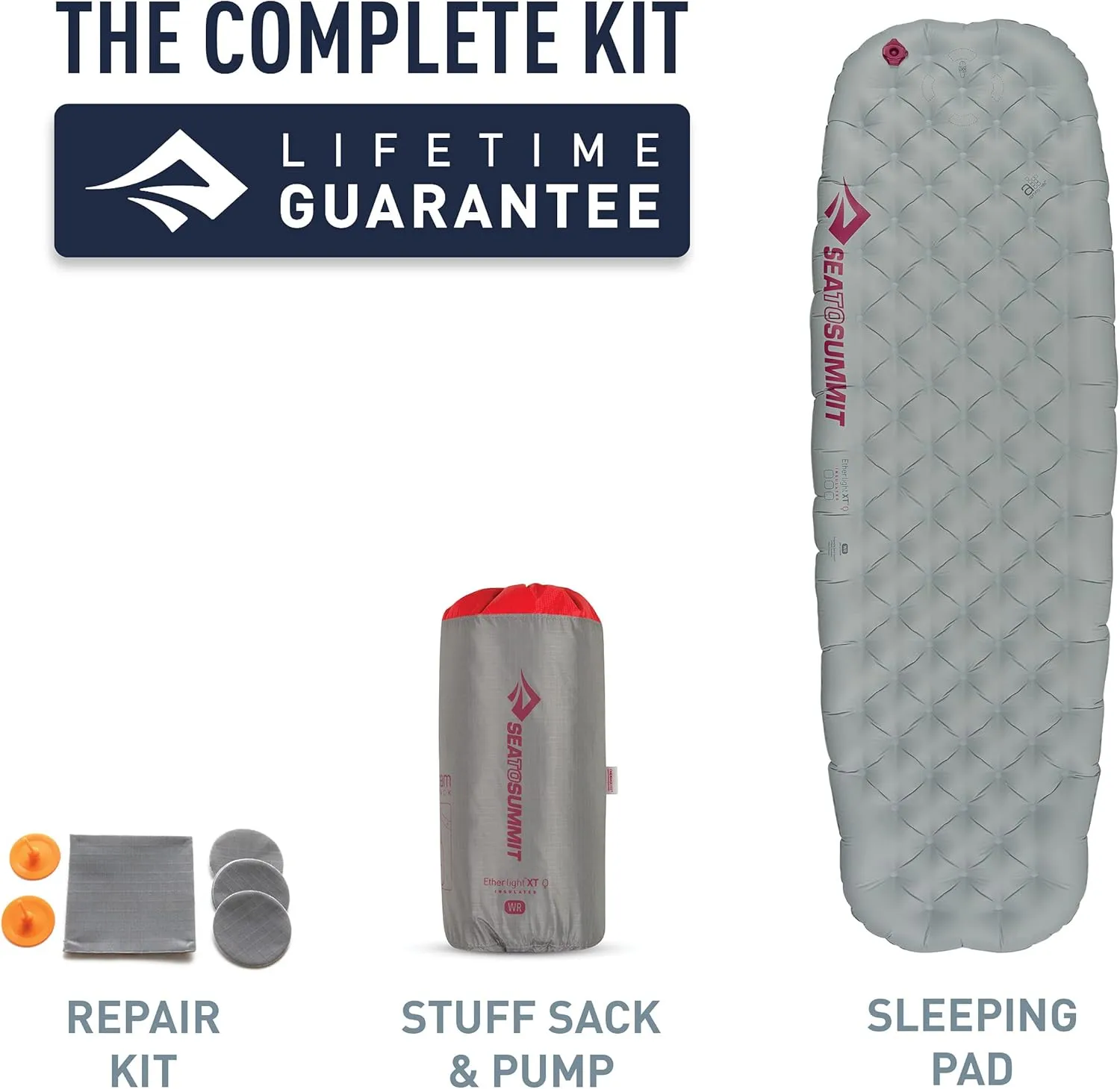 Sea to Summit Ether Light XT Extra-Thick Insulated Sleeping Pad, Women's Regular (66 x 21.5 x 4 inches)