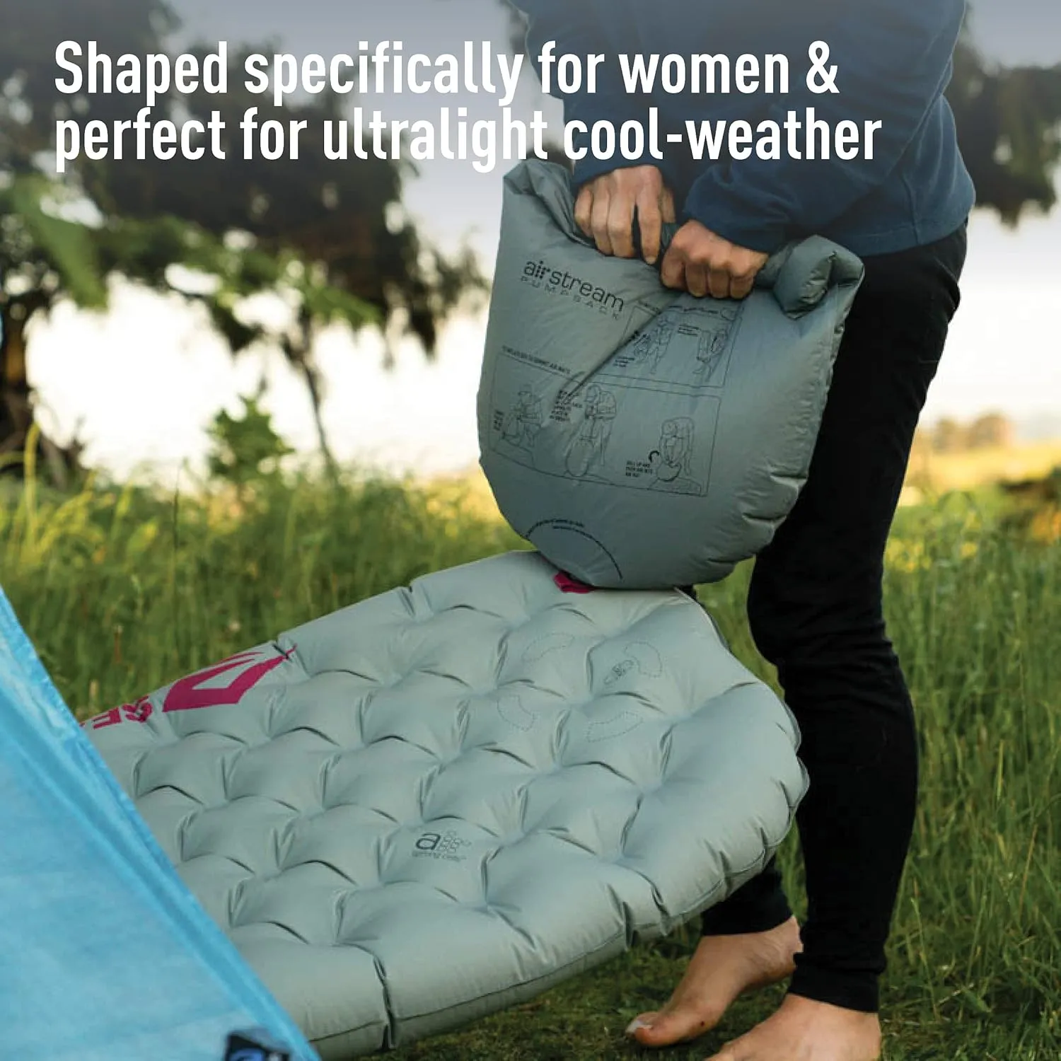 Sea to Summit Ether Light XT Extra-Thick Insulated Sleeping Pad, Women's Regular (66 x 21.5 x 4 inches)