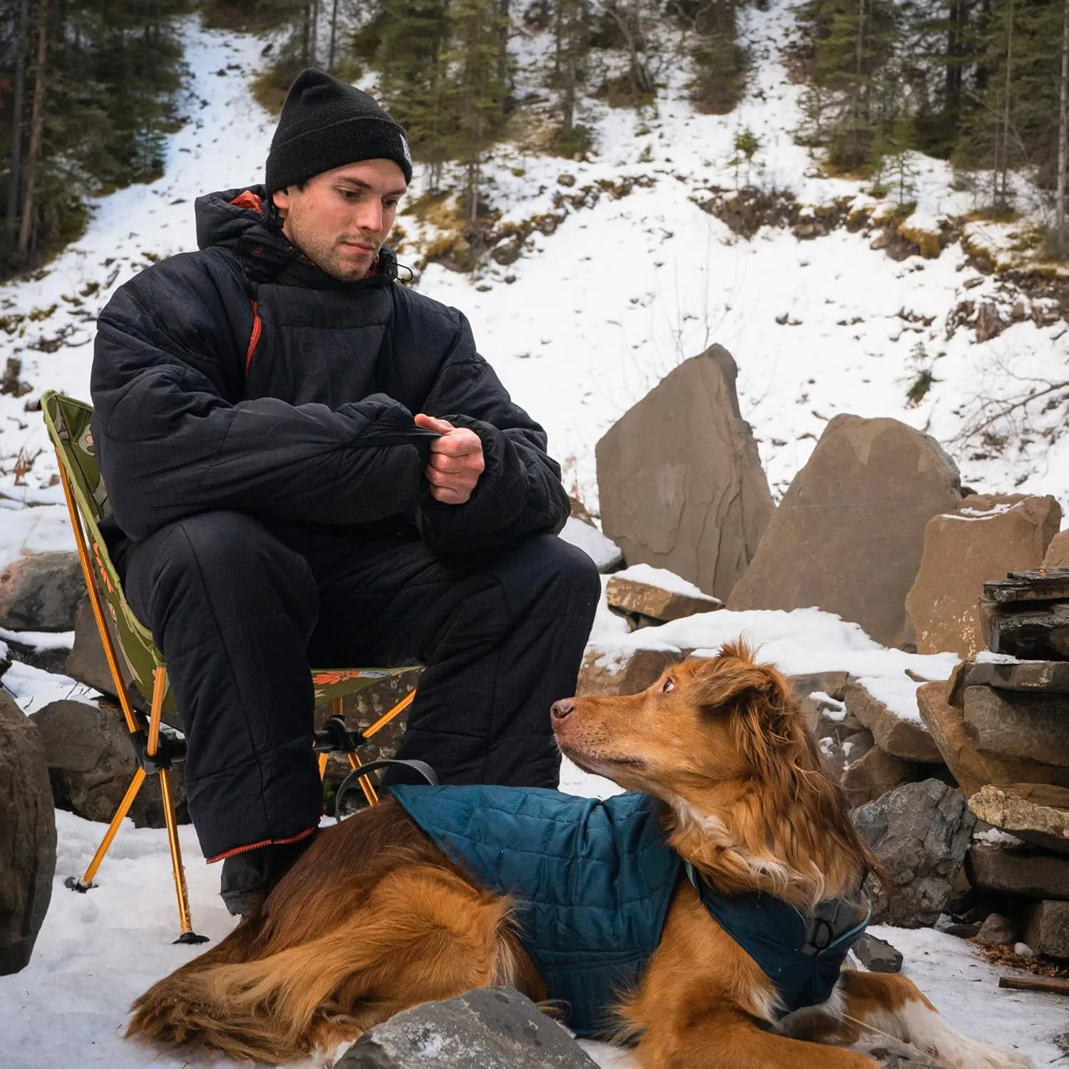 Selk'bag Lite Wearable Sleeping Bag - Outdoor and Indoor Sleeping Bags for Camping, Hiking, Travel, and Backpacking w/ Stuff Sack - Lightweight Sleeping Bag Suit - Temp Rating 48-55 degrees F