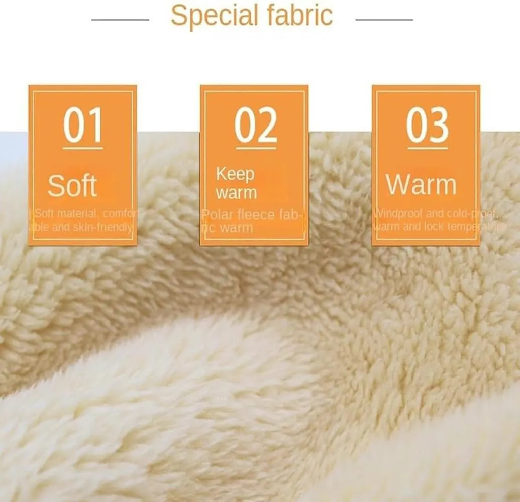 Sherpa Hood Ski Mask, Wildson Sherpa Hood, Sherpa Hood High Polar Velvet Ski Mask, Winter Balaclava for Cold Windproof