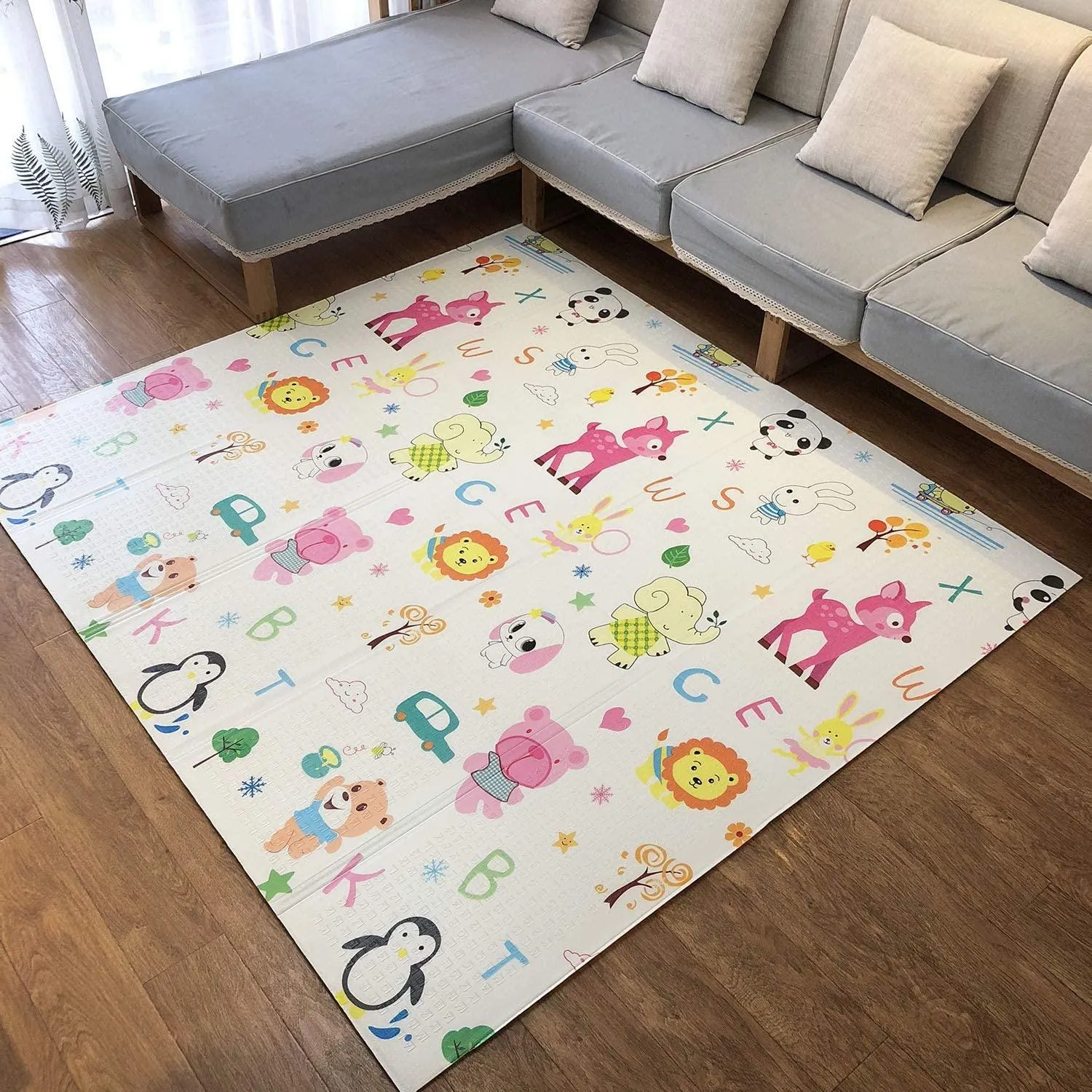 Shining Playmat Foldable King Size Reversible 200x180cm