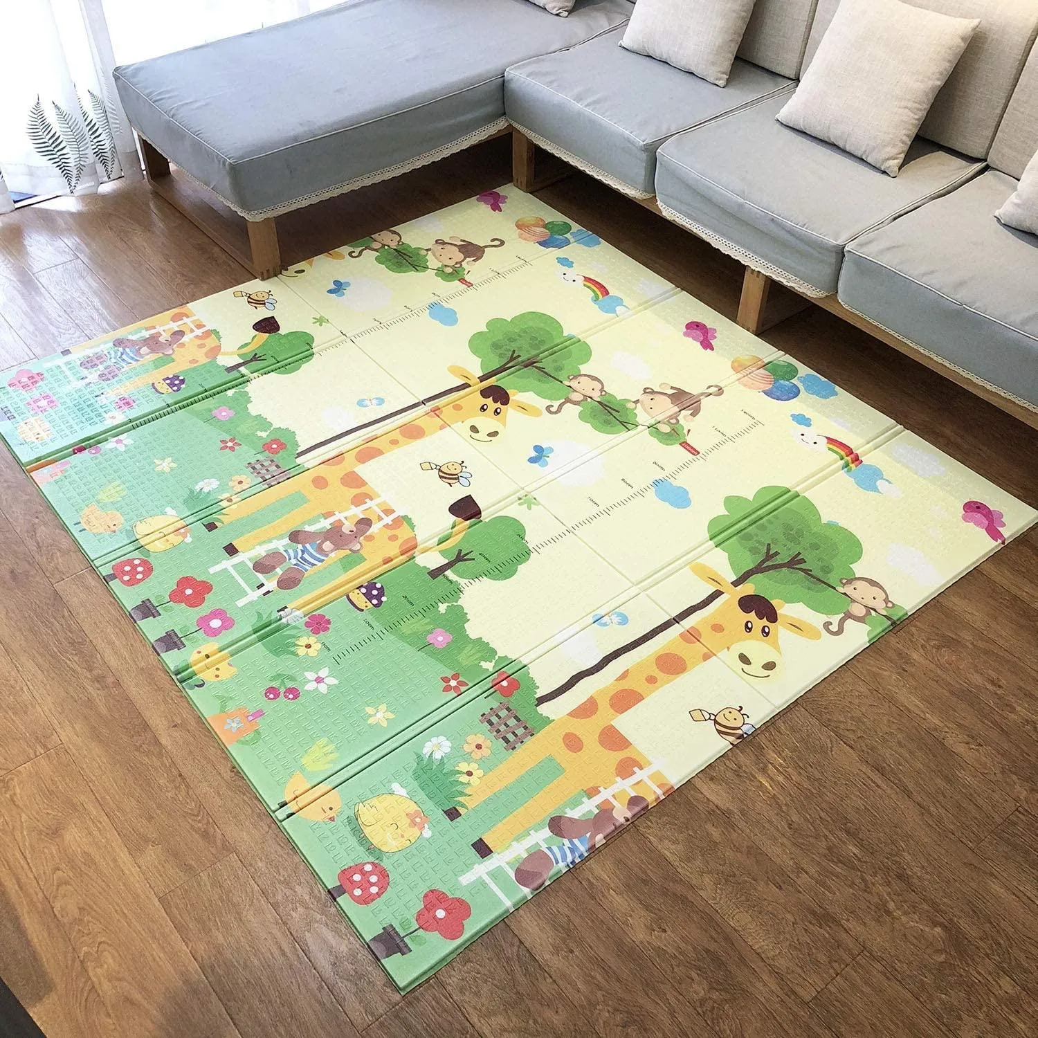 Shining Playmat Foldable King Size Reversible 200x180cm