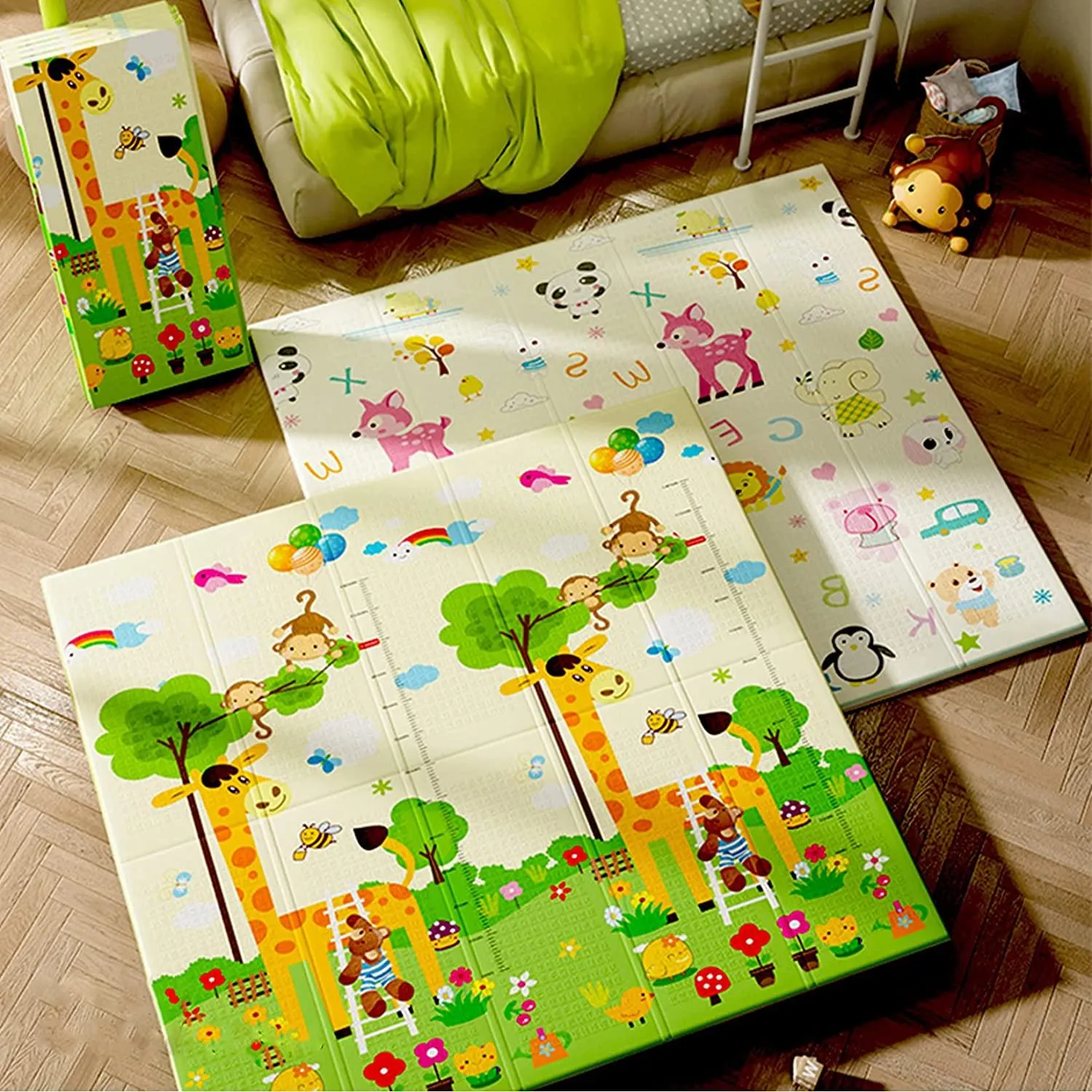 Shining Playmat Foldable King Size Reversible 200x180cm