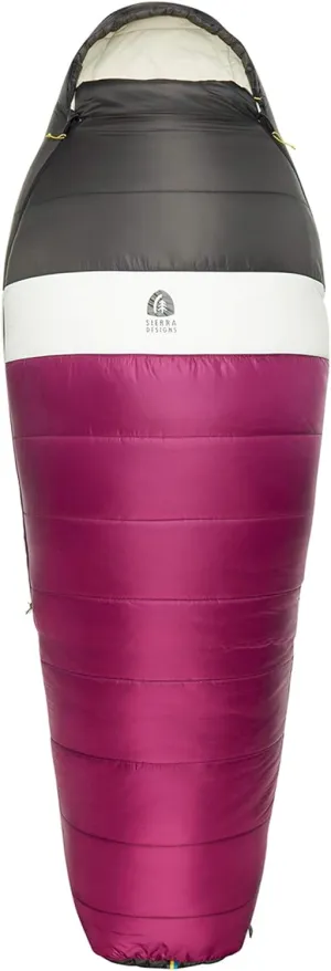 Sierra Designs Synthesis 20 Degree Sleeping Bag, Women's Mummy Style Camping & Backpacking Sleeping Bag