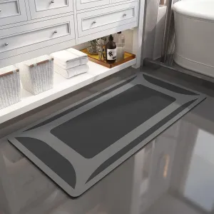 SIXHOME-Bath Mat Rug-Quick Dry Absorbent Rubber Backed Bathroom Mat Thin Bathroom Rugs Fit Under Door-Bath Mats for Floor Mat in Front of Sink-Shower Rug for Bathroom 24“X48“