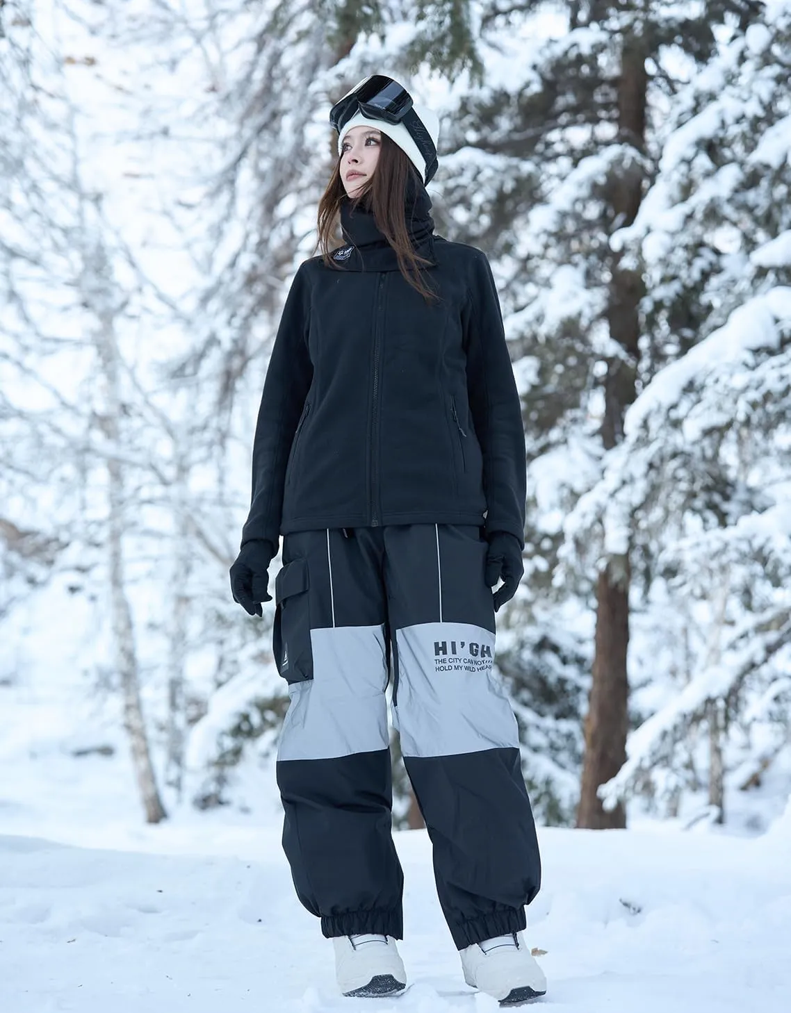 Ski Pants Snow Snowboard Pants Waterproof Insulated Baggy Windproof Hiking Winter Warm for Men Women
