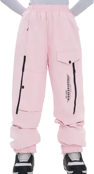 Ski Pants Snow Snowboard Pants Waterproof Insulated Baggy Windproof Hiking Winter Warm for Men Women