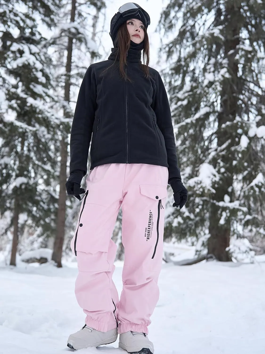 Ski Pants Snow Snowboard Pants Waterproof Insulated Baggy Windproof Hiking Winter Warm for Men Women