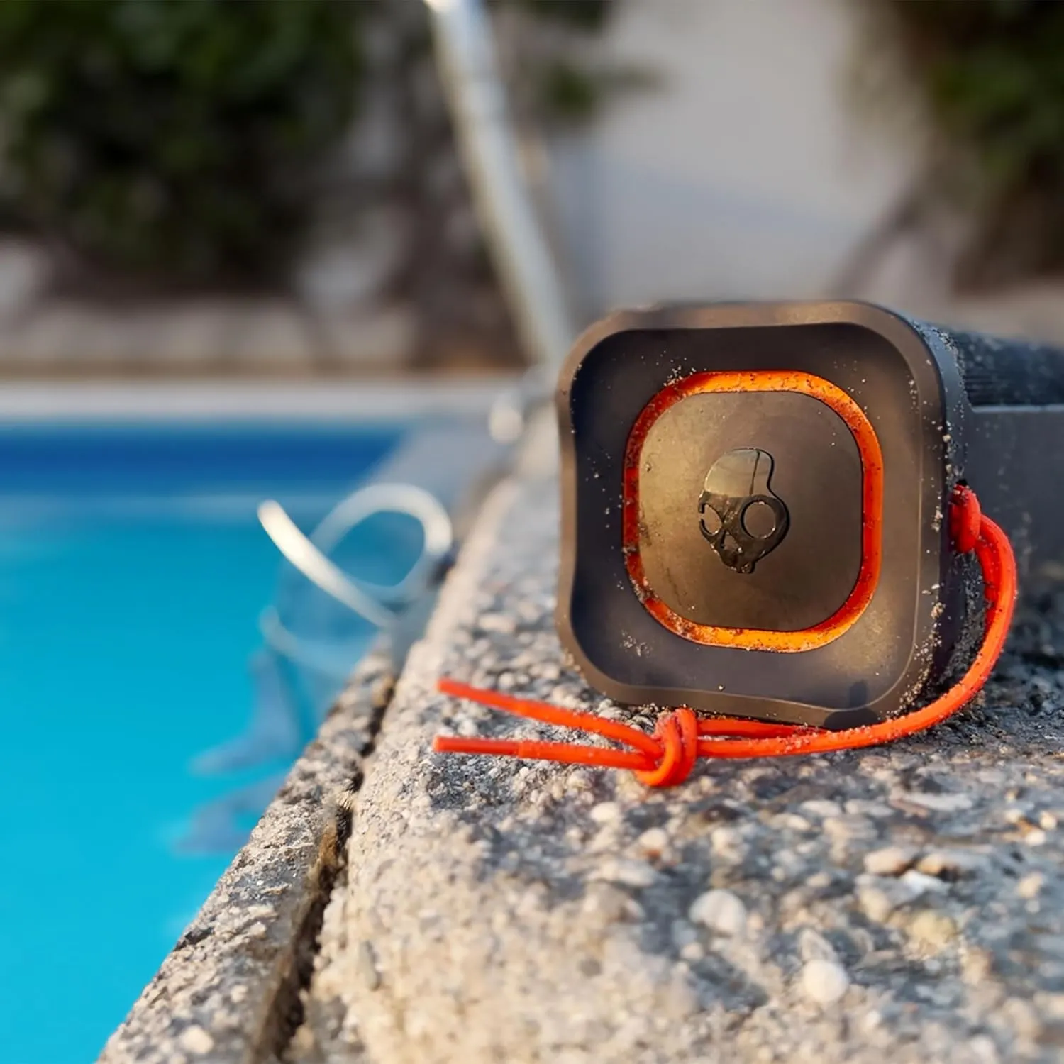 Skullcandy Terrain Wireless Bluetooth Speaker - IPX7 Waterproof Portable Speaker with Dual Custom Passive Radiators, 14 Hour Battery, Nylon Wrist Wrap, & True Wireless Stereo