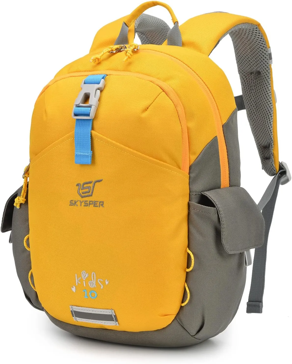 SKYSPER Kids Backpack 10L Toddler Backpack Travel Daypack for Preschool and Kindergarten(Yellow)